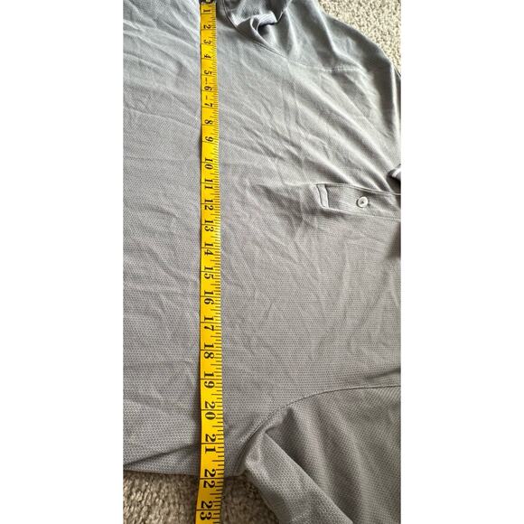 Ted Baker Men’s Polo Shirt Large Gray Short Sleeve Cotton Piqué Casual Top - Picture 5 of 6